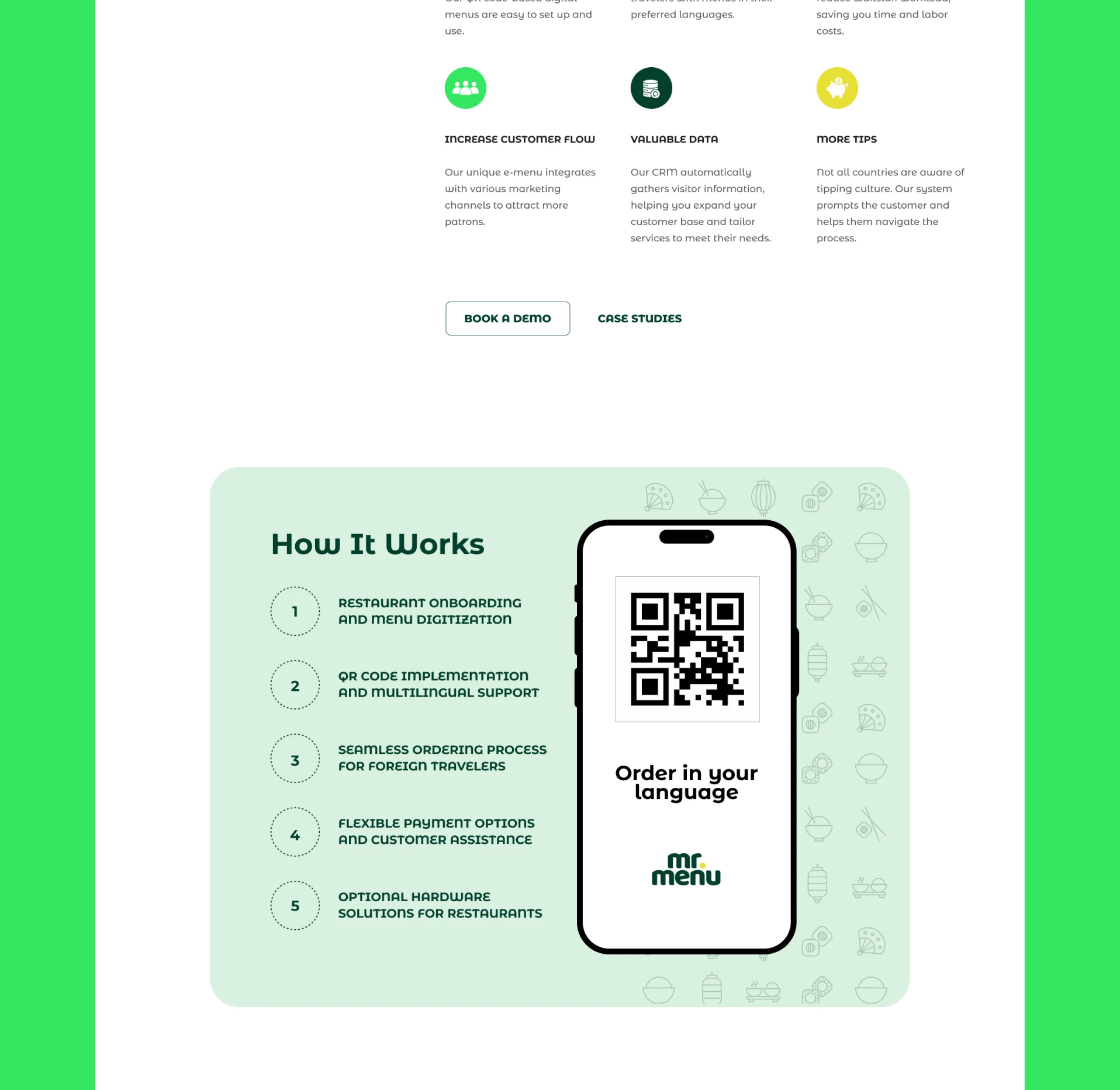 Mr. Menu - Portfolio